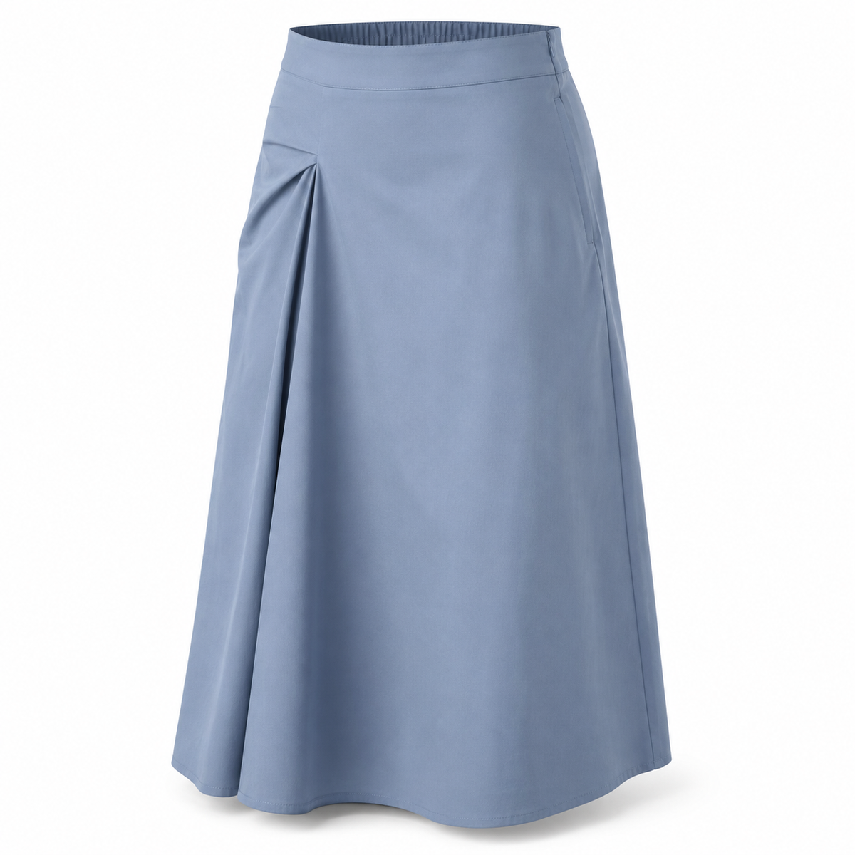 Foldline Midi Skirt