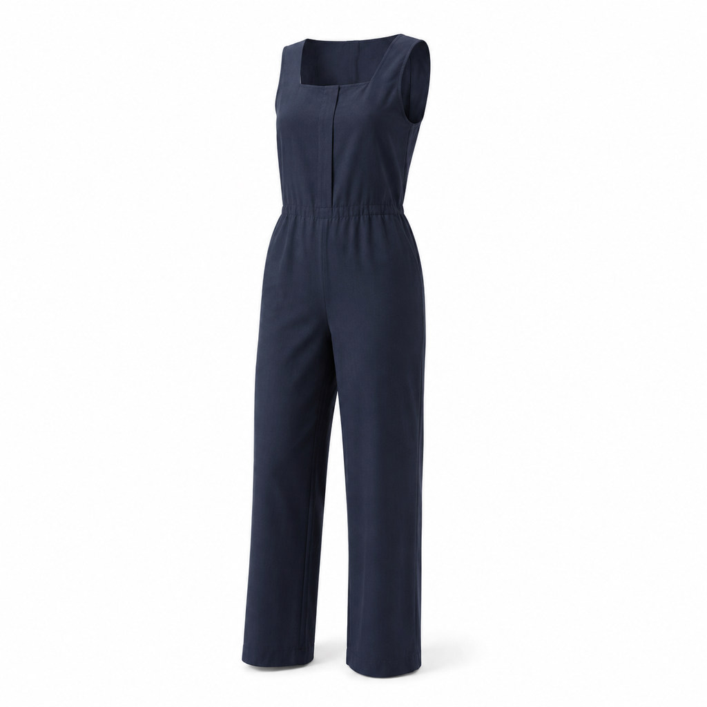 Column-Fold Jumpsuit