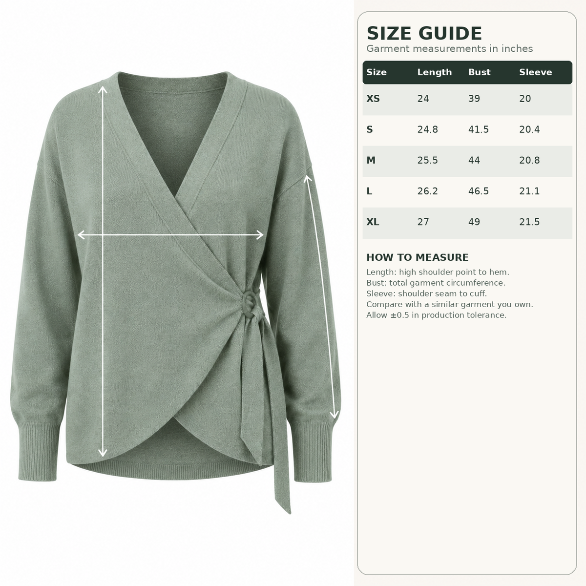 Orbit Wrap Cardigan