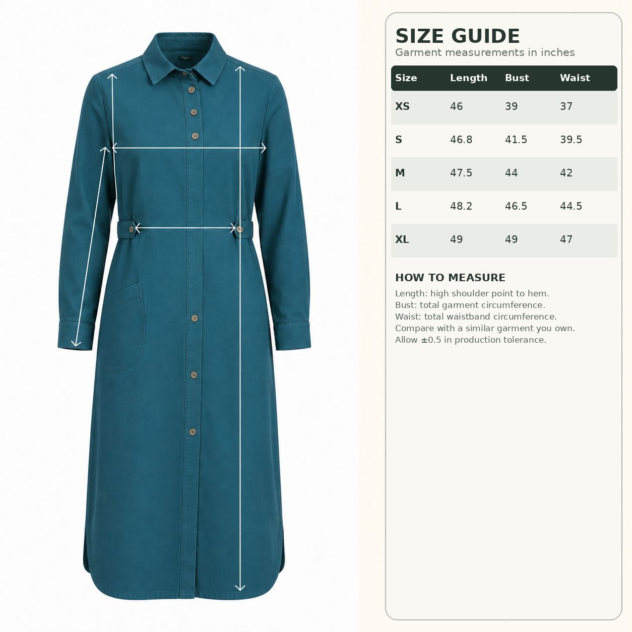 Crosscurrent Shirt Dress