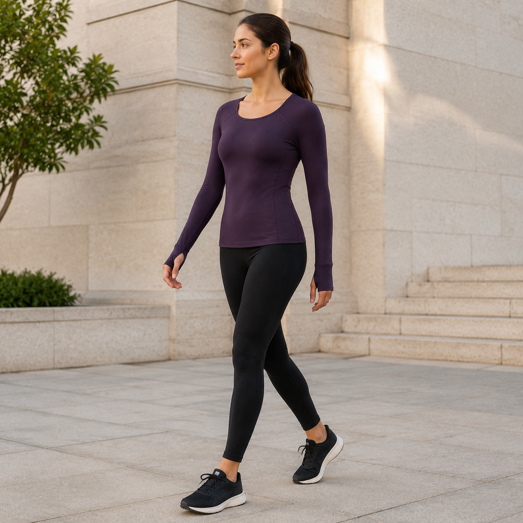 Pivot-Panel Knit Top
